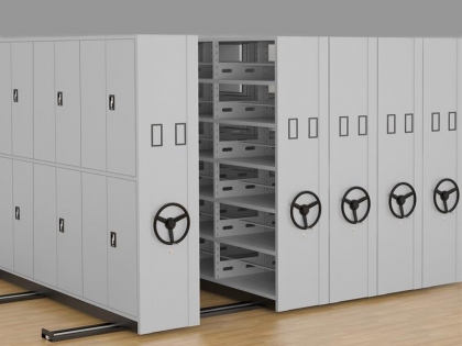 HZ-w30雙門移動(dòng)密集架(轉(zhuǎn)盤式)